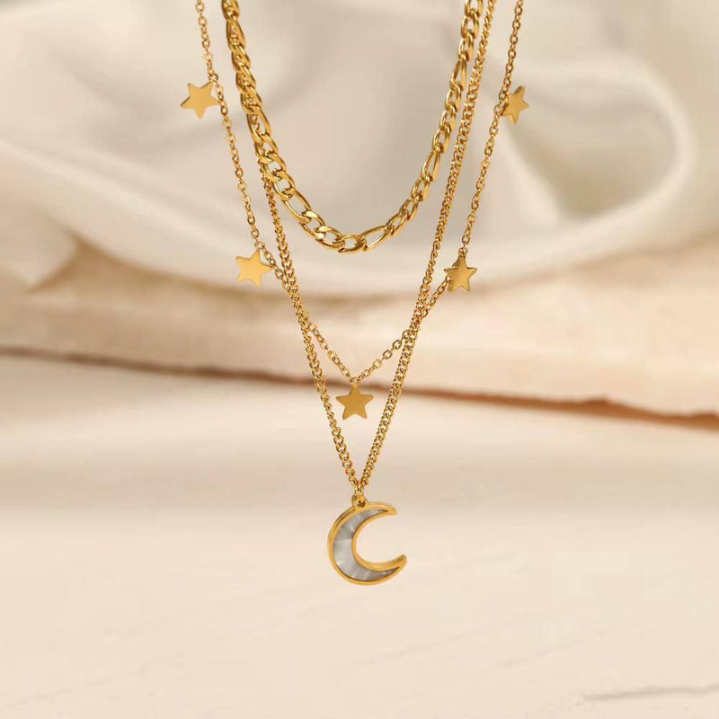 Moon & Stars Necklace