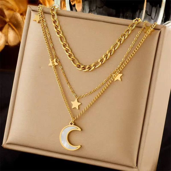 Moon & Stars Necklace