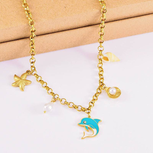Dolphin & Sea Necklace